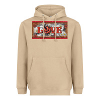 Mushroom love ladybug    license plate template Heavyweight Hoodie - BarkalooDesign