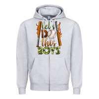 Heather Grey let's do this boys baseball Zipper Hoodie - BundleAndBundleShop