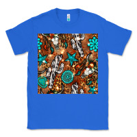 True Royal western gemstone aztec seamless pattern Classic Tee - BundleAndBundleShop