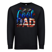 Black Cool American Dad Premium Sweatshirt - LillyAllenDesigns