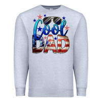 Heather Grey Cool American Dad Premium Sweatshirt - LillyAllenDesigns