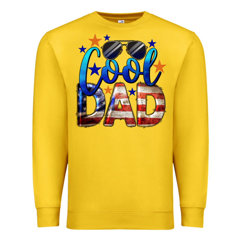 Cool American Dad Premium Sweatshirt by LillyAllenDesigns | Teevron
