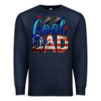 Navy Cool American Dad Premium Sweatshirt - LillyAllenDesigns