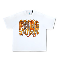 White fall vibes Urban Heavy Tee - Zillion Design Studio