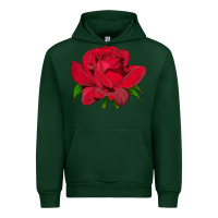 Forest Green Oklahoma Rose Illustrations Urban Hoodie - LillyAllenDesigns
