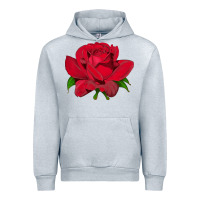 Heather Grey Oklahoma Rose Illustrations Urban Hoodie - LillyAllenDesigns
