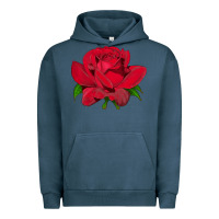 Pigment Midnight Navy Oklahoma Rose Illustrations Urban Hoodie - LillyAllenDesigns