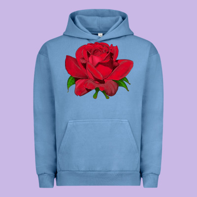 Oklahoma Rose Illustrations Urban Hoodie Designed By Lillyallendesigns