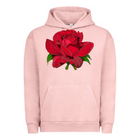 Pigment Salmon Oklahoma Rose Illustrations Urban Hoodie - LillyAllenDesigns