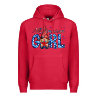 Cardinal all american girl with gnome Premium Hoodie - NancyCooperArtShop