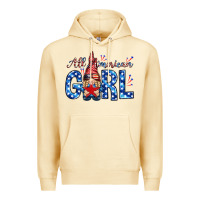 Pina Colada all american girl with gnome Premium Hoodie - NancyCooperArtShop