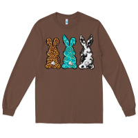 Chestnut Western Happy Easter peeps Long Sleeve Tee - Neo Western