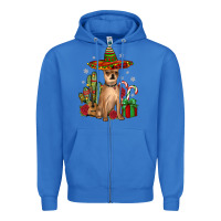 True Royal Chihuahua Christmas Zipper Hoodie - JahusDesignShop