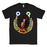 Black Halloween Horseshoe Classic Tee - CowhideDigitalArt