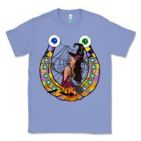 Colony Blue Halloween Horseshoe Classic Tee - CowhideDigitalArt
