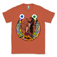 Copper Halloween Horseshoe Classic Tee - CowhideDigitalArt