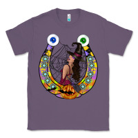 Lavender Halloween Horseshoe Classic Tee - CowhideDigitalArt