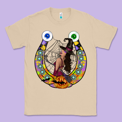 Halloween Horseshoe Classic Tee Designed By Cowhidedigitalart