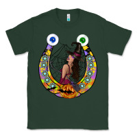Sports Green Halloween Horseshoe Classic Tee - CowhideDigitalArt