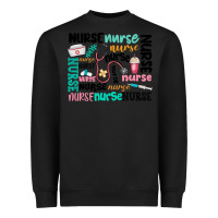 Black nurse Heavyweight Sweatshirt - MaliasSmallBusiness