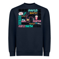 Navy nurse Heavyweight Sweatshirt - MaliasSmallBusiness