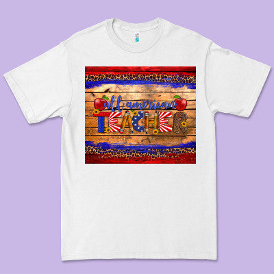 All American Teacher Tumbler Premium Tee Designed By Artiststas