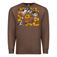 Chestnut sunflowers cowhide leopard mousepad Premium Sweatshirt - Jasminsmagicworld
