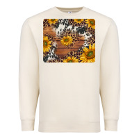 Sandshell sunflowers cowhide leopard mousepad Premium Sweatshirt - Jasminsmagicworld