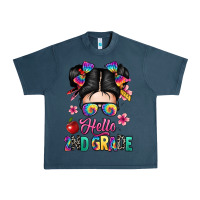 Midnight Navy hello second grade kid Urban Heavy Tee - texasbilliewilder
