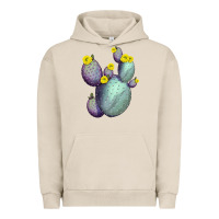 Pigment French Oak Opunthia Santa Rita Cactus Urban Hoodie - LillyAllenDesigns