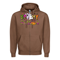 Chestnut spooky season Zipper Hoodie - AdoDesignShop