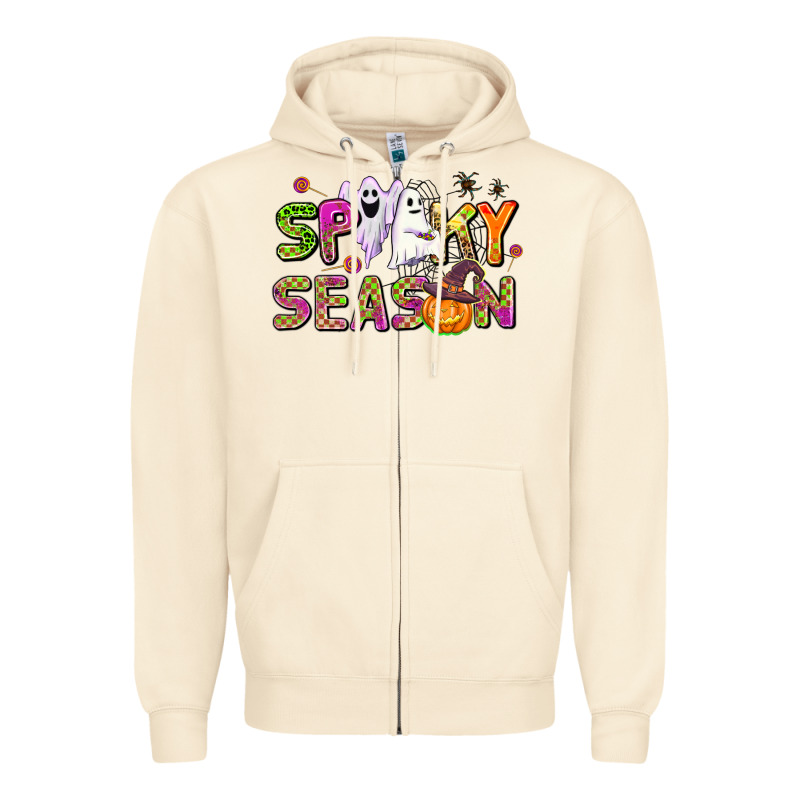 Spooky Season Zipper Hoodie by AdoDesignShop | Teevron
