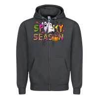 Smoke spooky season Zipper Hoodie - AdoDesignShop