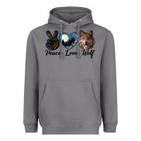 Storm peace love wolf head Heavyweight Hoodie - LillyAllenDesigns