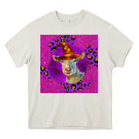 Cream Halloween Saanen Goat Heavy Core Tee - LillyAllenDesigns