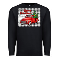 Black merry christmas mousepad Premium Sweatshirt - Jasminsmagicworld