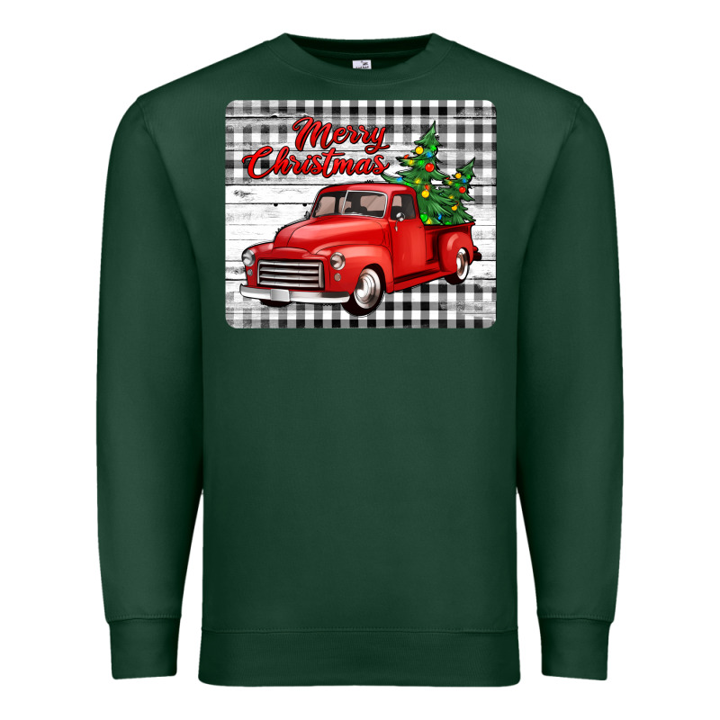 Merry Christmas Mousepad Premium Sweatshirt by Jasminsmagicworld | Teevron
