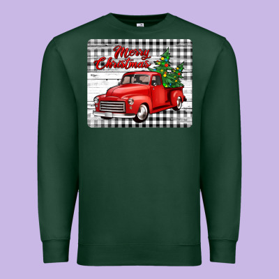 Merry Christmas Mousepad Premium Sweatshirt Designed By Jasminsmagicworld