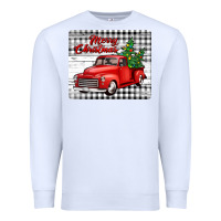 White merry christmas mousepad Premium Sweatshirt - Jasminsmagicworld