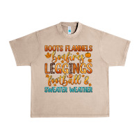 French Oak boots flannels bonfires leggins football Urban Heavy Tee - Zillion Design Studio