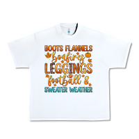 White boots flannels bonfires leggins football Urban Heavy Tee - Zillion Design Studio