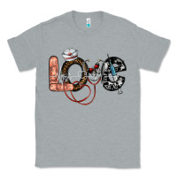 Heather Grey love nurse Classic Tee - SublimationCraftShop