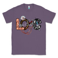 Lavender love nurse Classic Tee - SublimationCraftShop