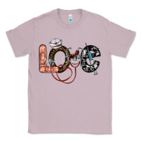 Lilac love nurse Classic Tee - SublimationCraftShop