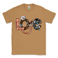 Toasted Coconut love nurse Classic Tee - SublimationCraftShop