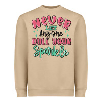 Mushroom never let anyone dull your sparkle Heavyweight Sweatshirt - MaliasSmallBusiness