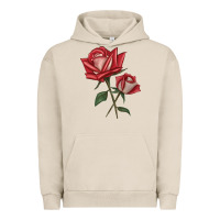 Pigment French Oak Love Rose Urban Hoodie - LillyAllenDesigns