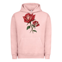 Pigment Salmon Love Rose Urban Hoodie - LillyAllenDesigns