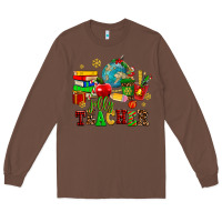 Chestnut christmas jolly teachers Long Sleeve Tee - AdoDesignShop