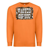 Carrot Western Wasted On You Background Premium Sweatshirt - LillyAllenDesigns